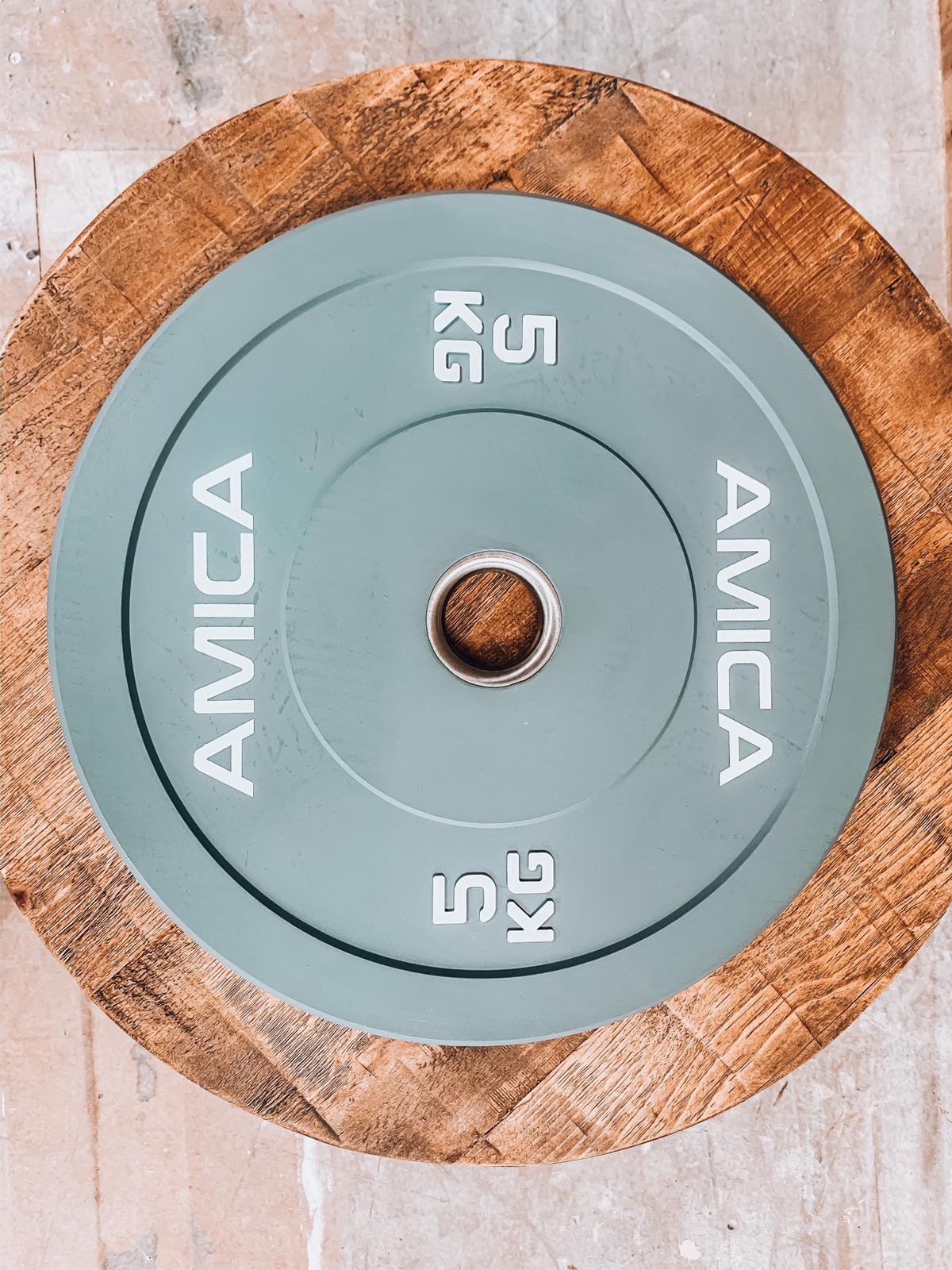 Buy online High Quality Rubber Bumper Plate Package 150Kg - Amica Fitness