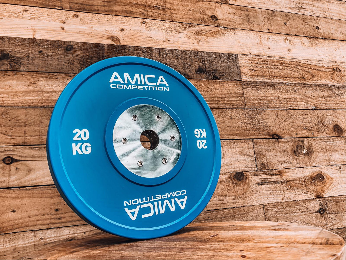 Buy online High Quality Competition bumper plates (Sold in pairs) 10, 15, 20 and 25 Kg - Amica Fitness