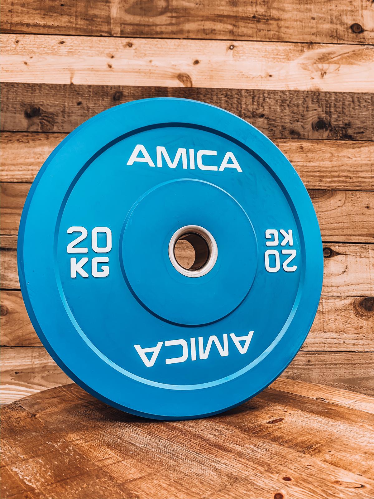 Buy online High Quality Rubber Bumper Plate Package 150Kg - Amica Fitness