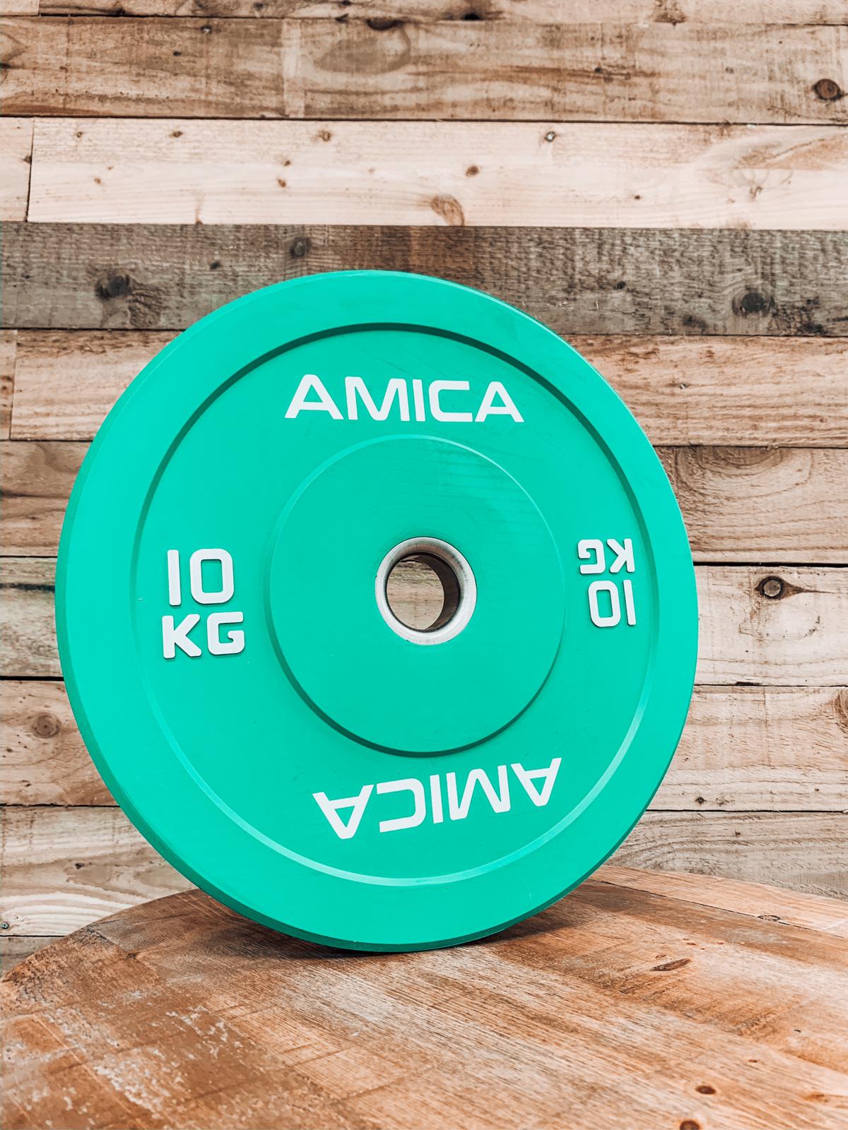 Buy online High Quality Rubber Bumper Plate Package 150Kg - Amica Fitness