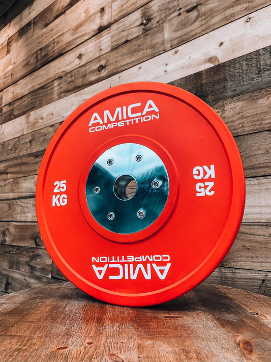 Buy online High Quality Competition Plate Package 140Kg - Amica Fitness