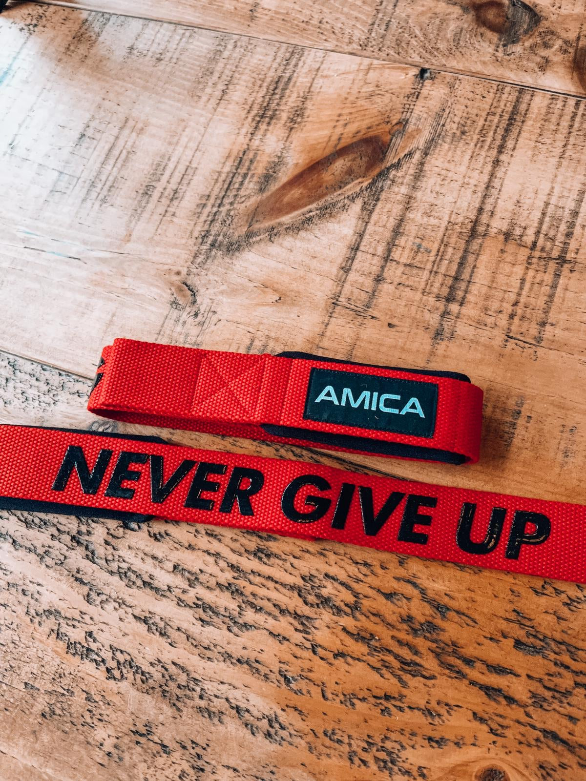 Buy online High Quality Weightlifting straps / Powerlifting Wrist straps - Amica Fitness